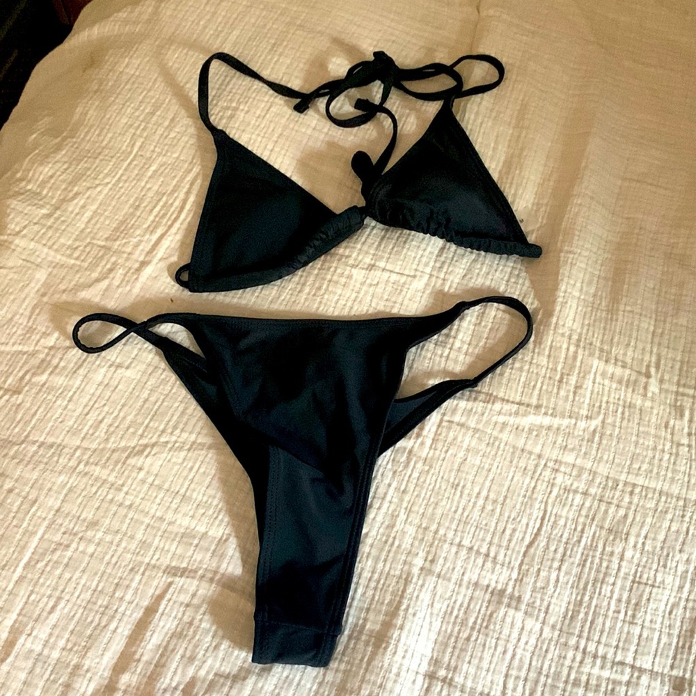Shein Women’s Micro Triangle Halter Bikini